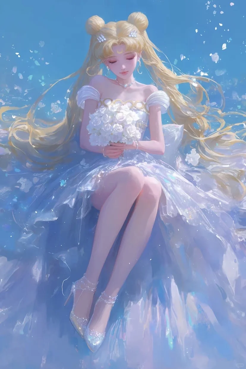 美少女战士水冰月海蓝色系壁纸