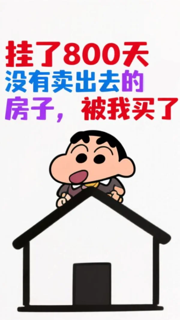 挂了800天没有卖出去的房子，被我买了