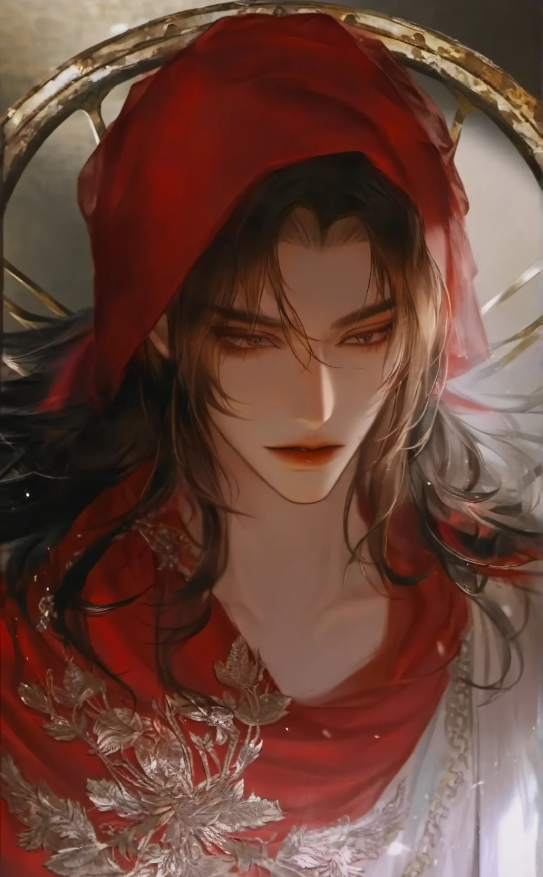 雌雄难辨，红衣美男一组壹