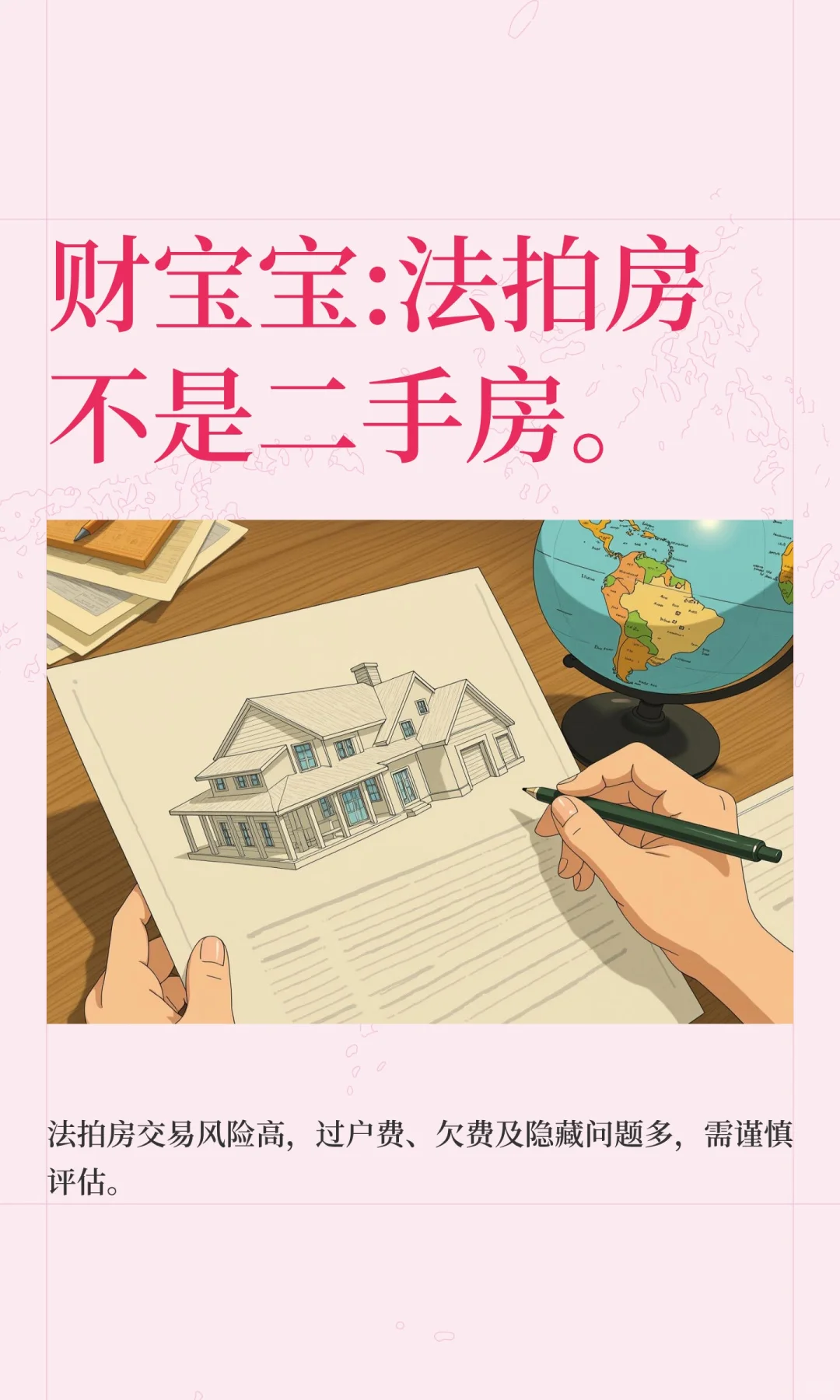 财宝宝:法拍房不是二手房。