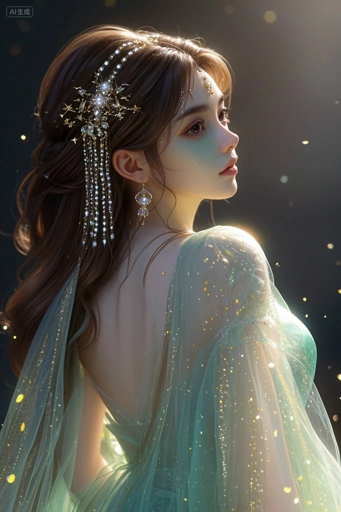 AI 古风美女