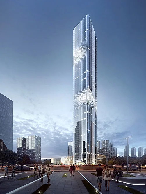 效果图分享——超高层商业办公建筑