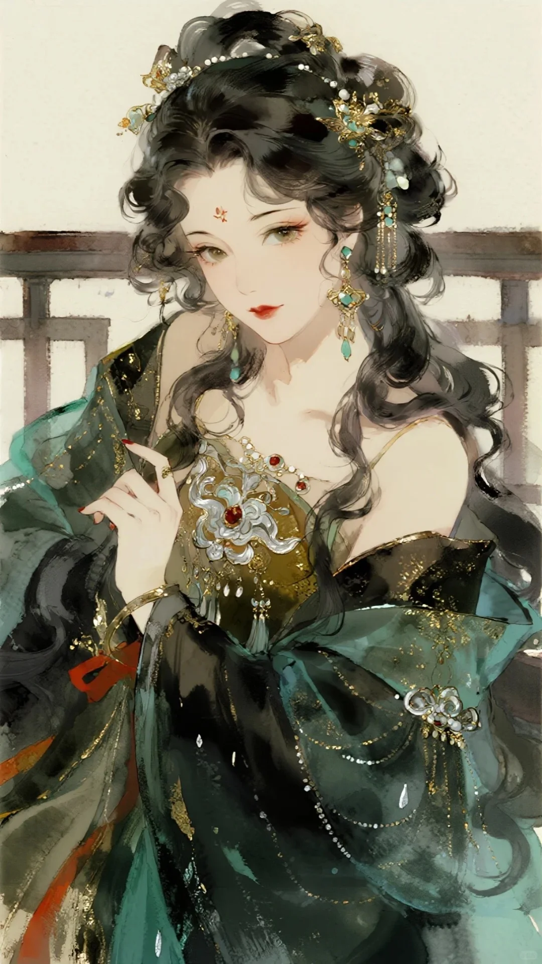 绿衣红颜