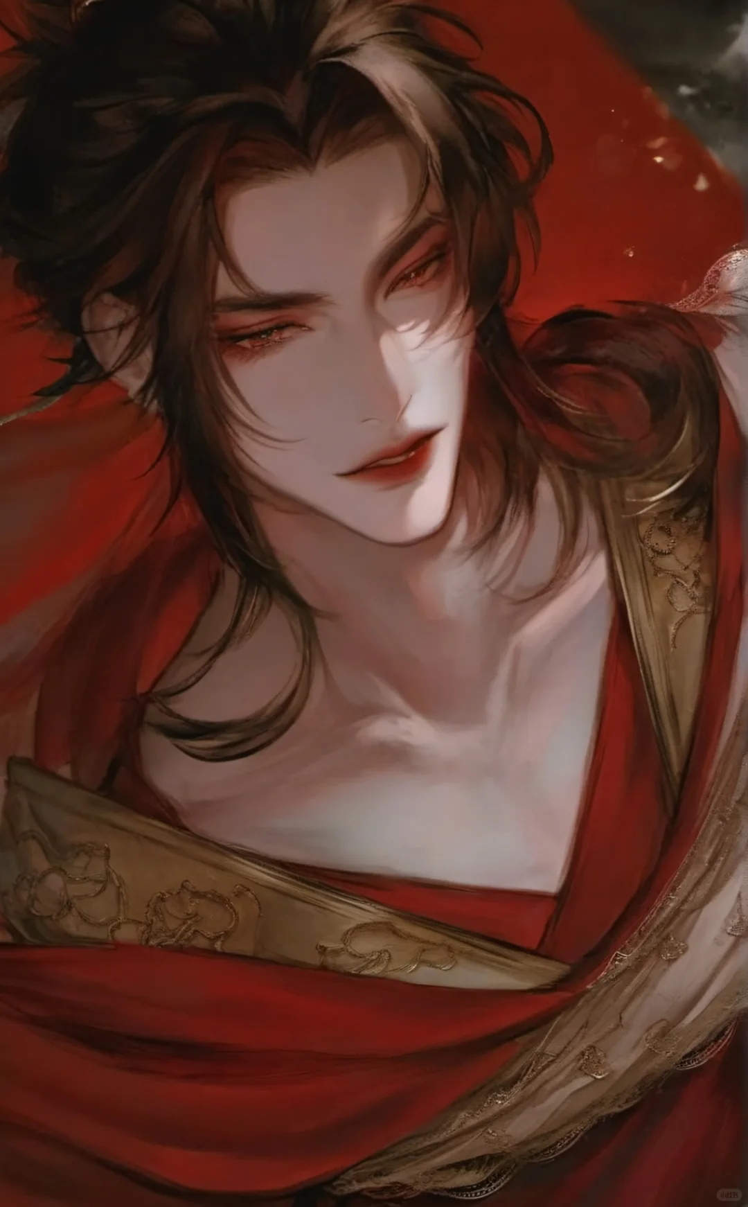 雌雄难辨，红衣美男一组壹