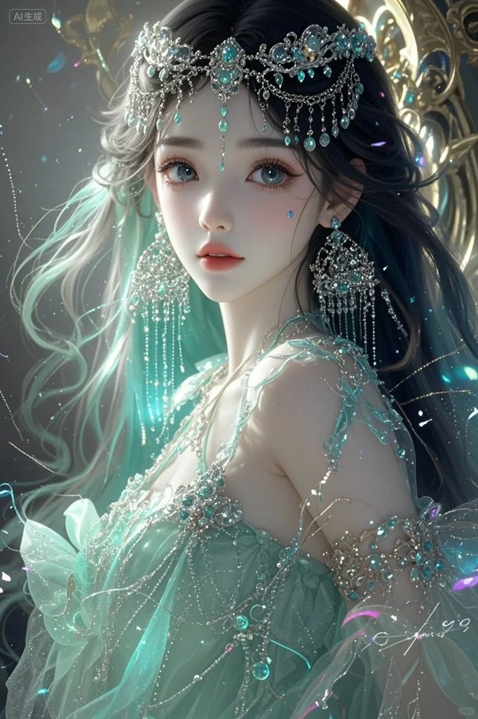 AI 古风美女