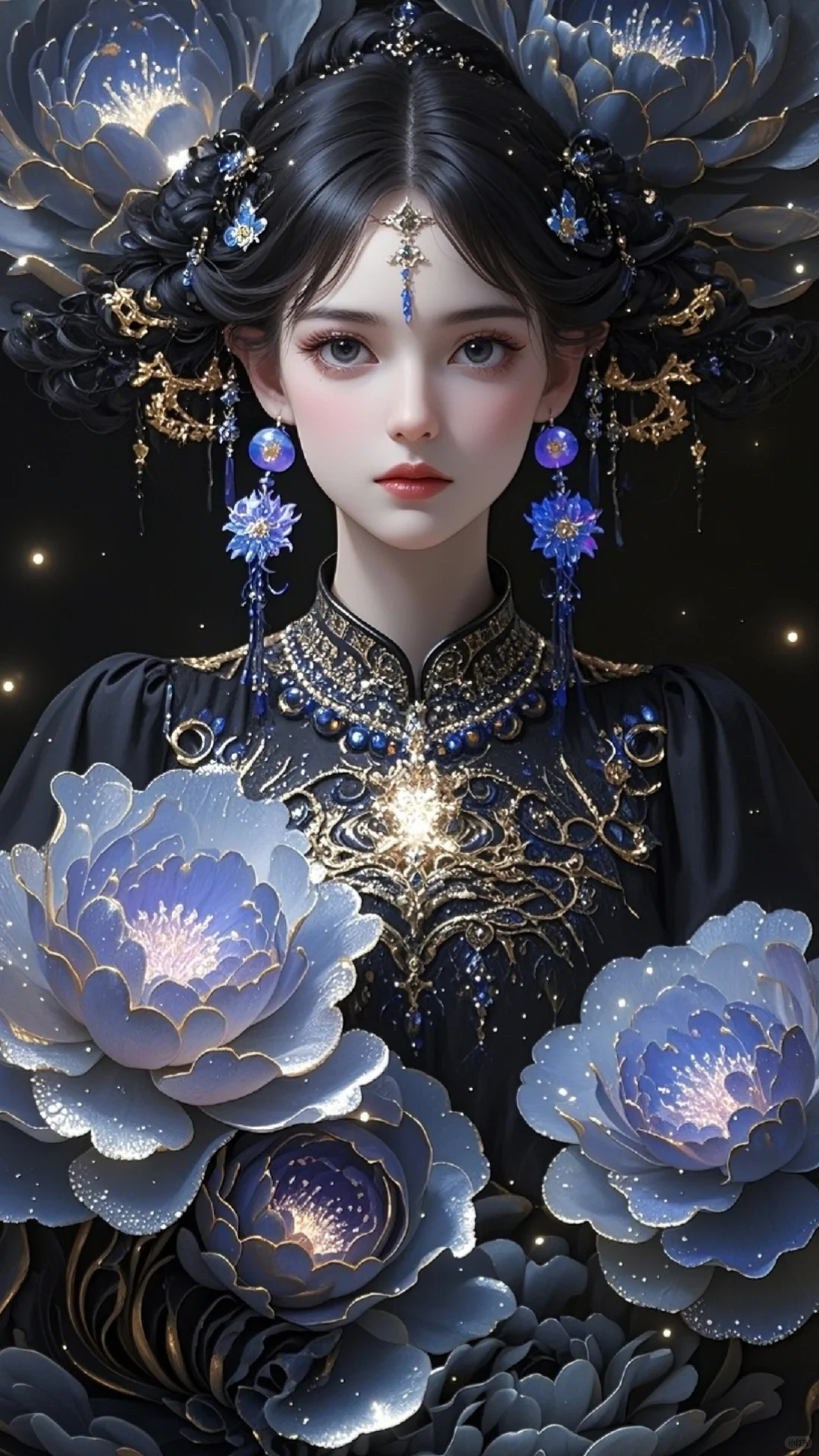 绝世美人，牡丹为神！