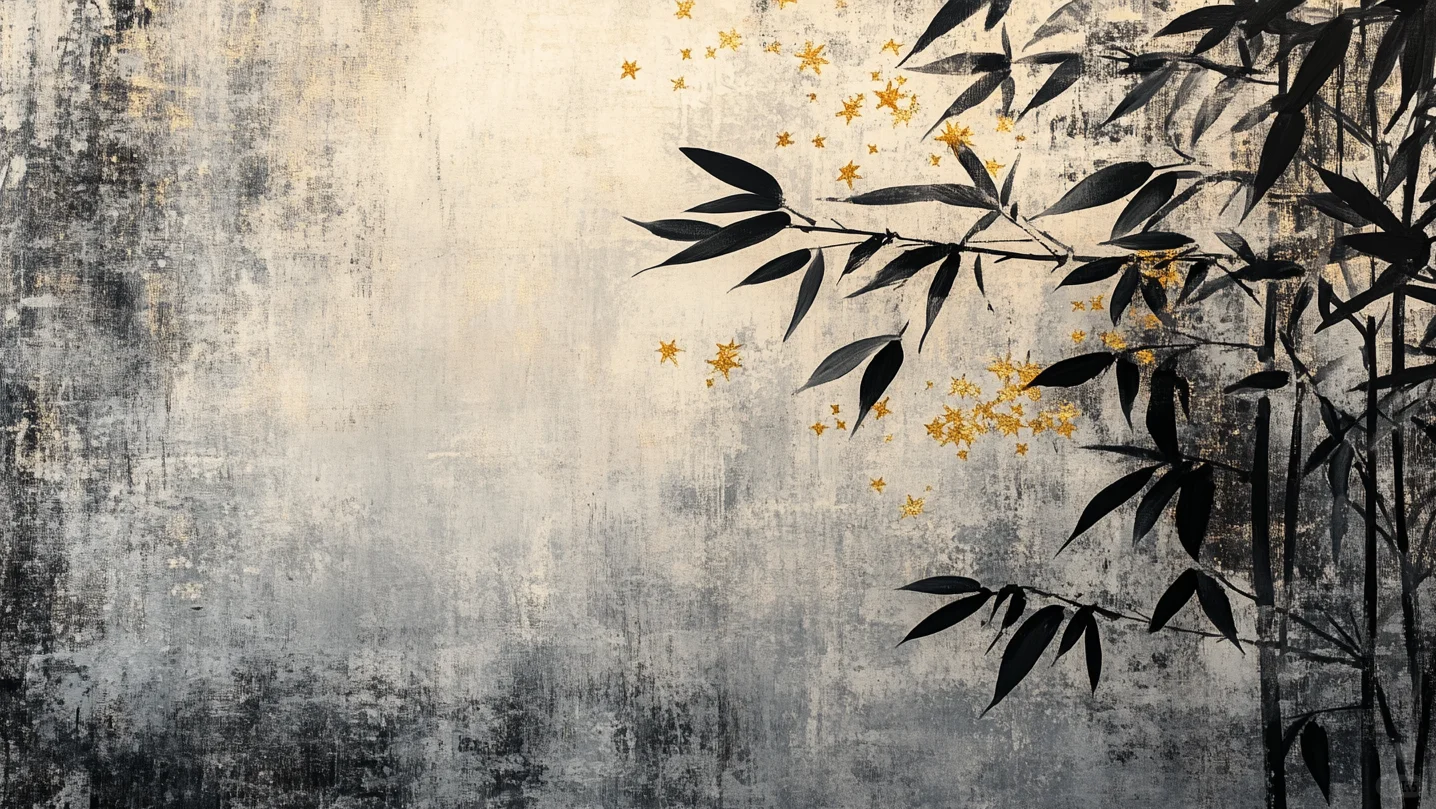 WORKS【191】高清素材 墨竹（16:9）