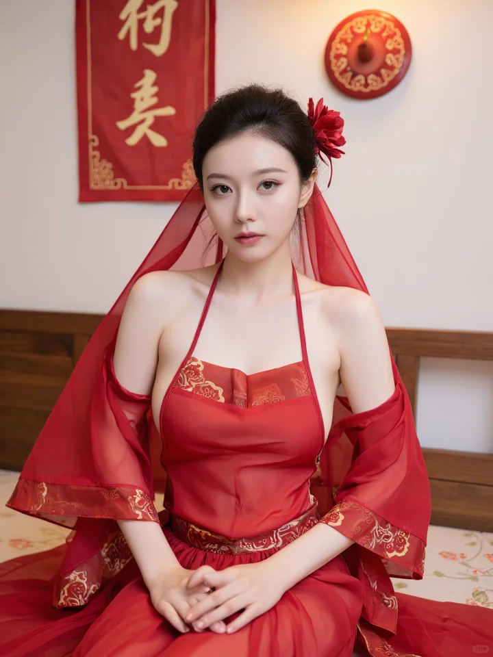 一组新娘AI嫁衣
