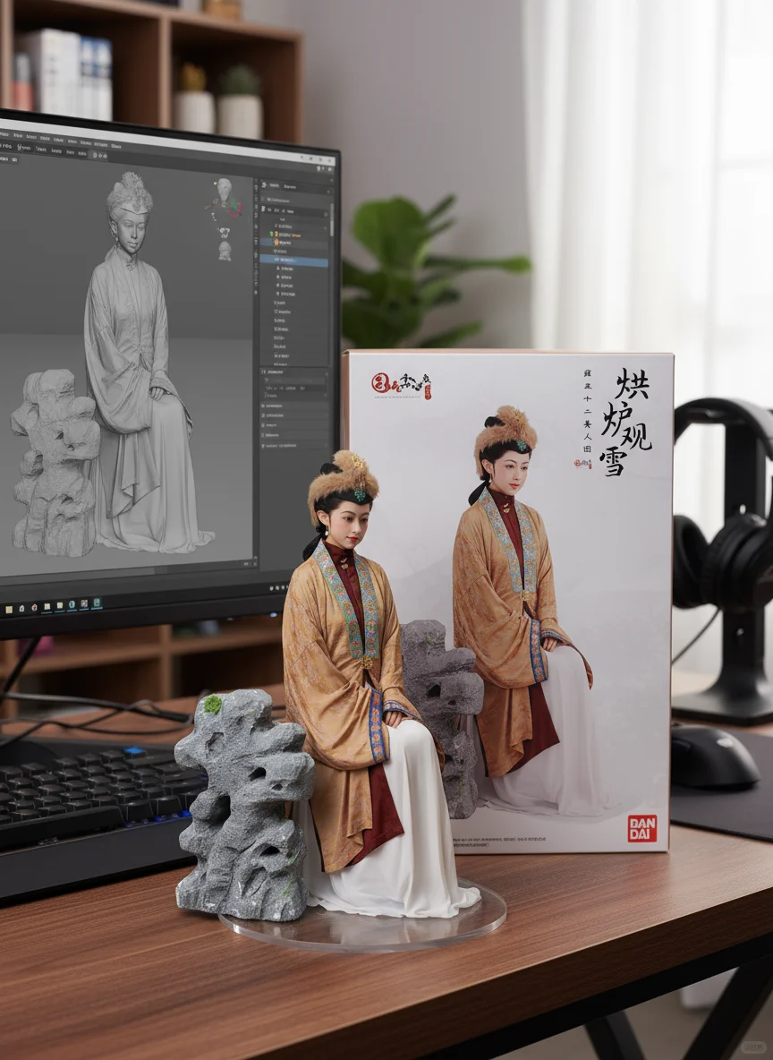 《雍正十二美人图》手办盲盒🥰全端了