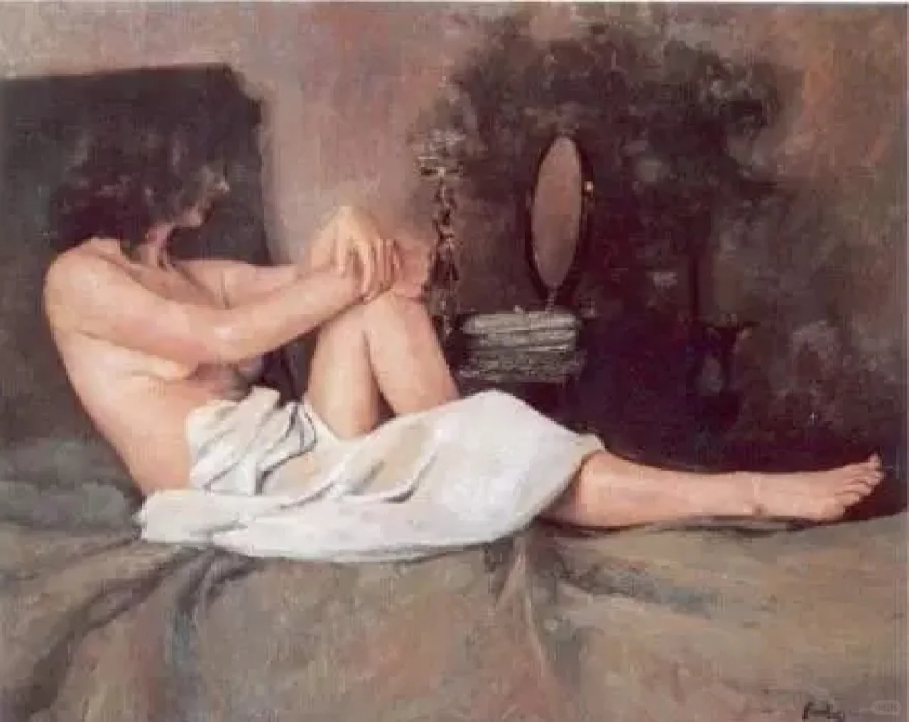 西班牙画家路易斯·里巴斯笔下的美好人体