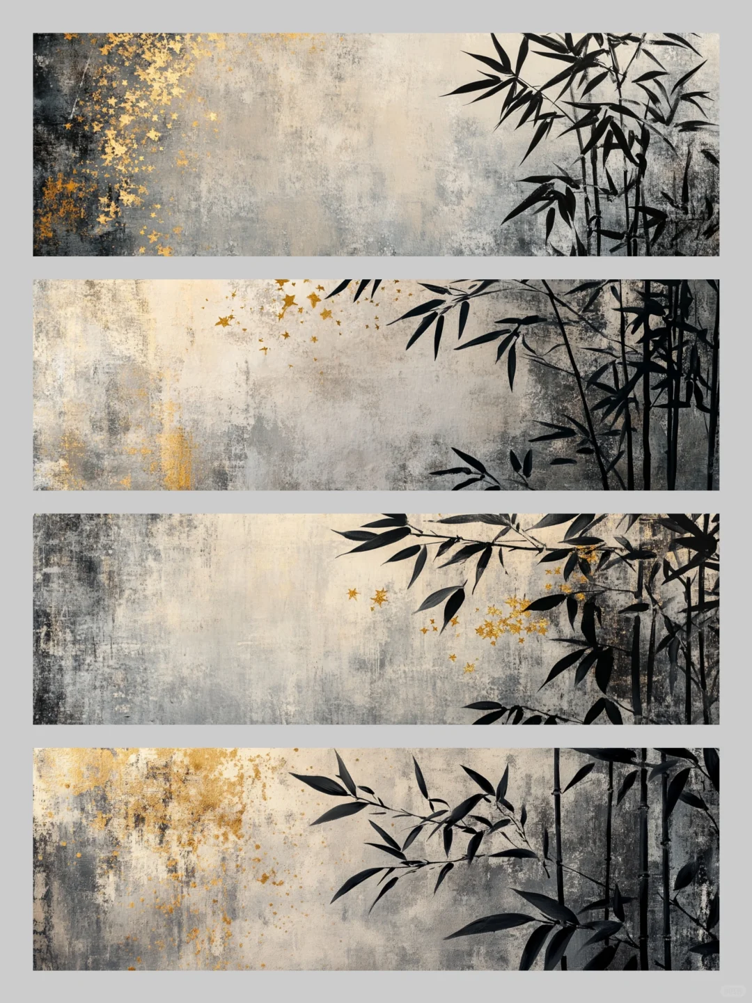 WORKS【191】高清素材 墨竹（16:9）