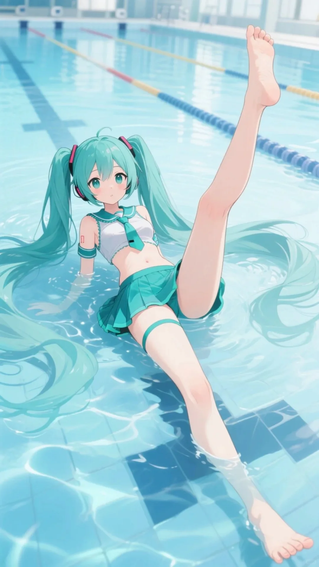 泳池初音