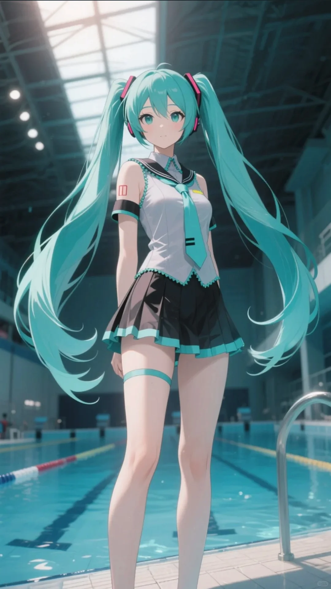 泳池初音