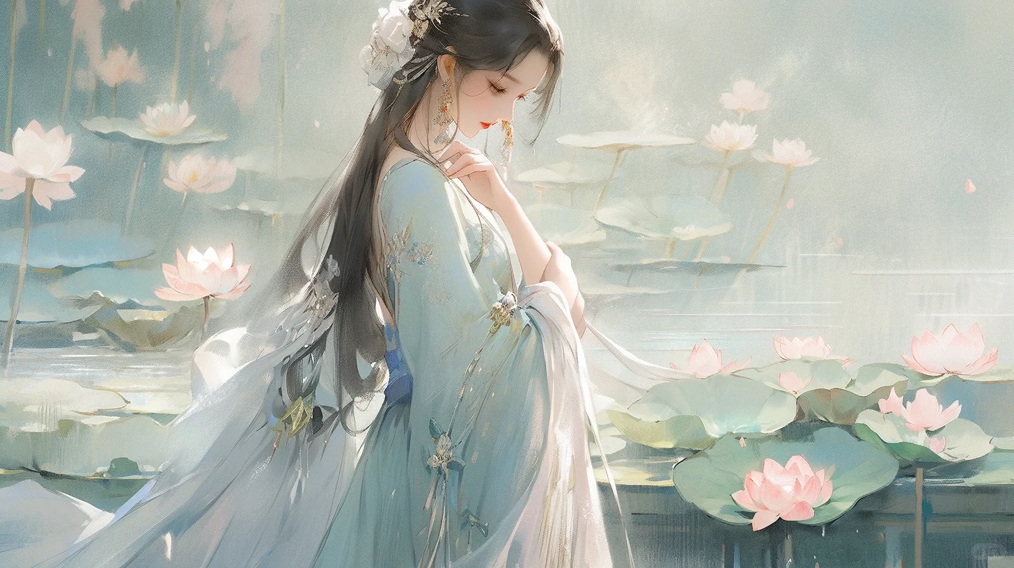 古风壁纸｜夏荷