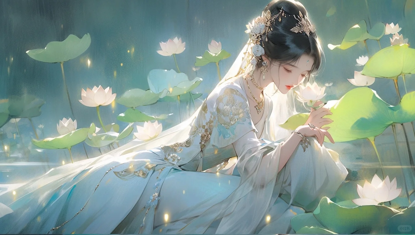 古风壁纸｜夏荷
