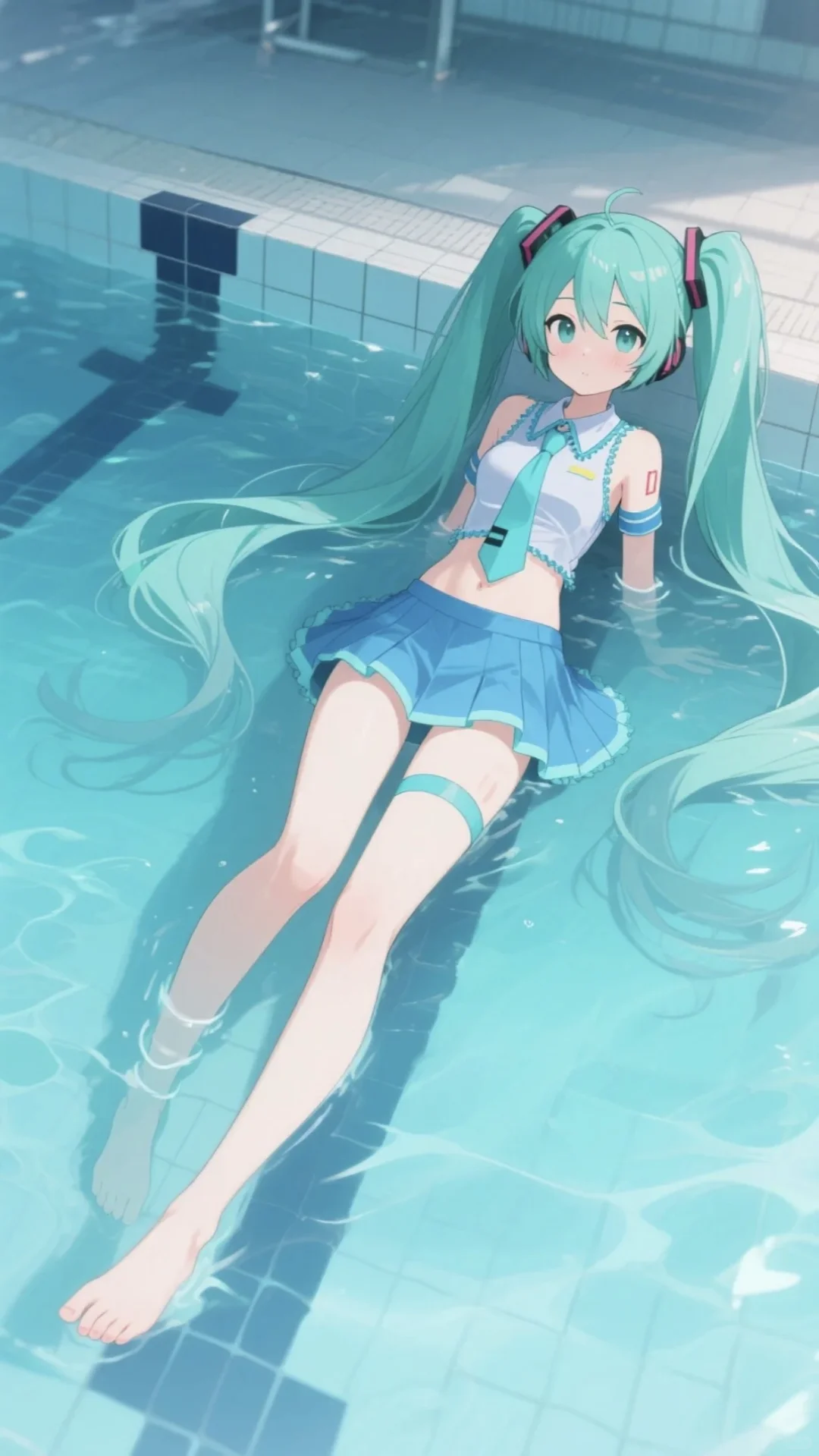 泳池初音