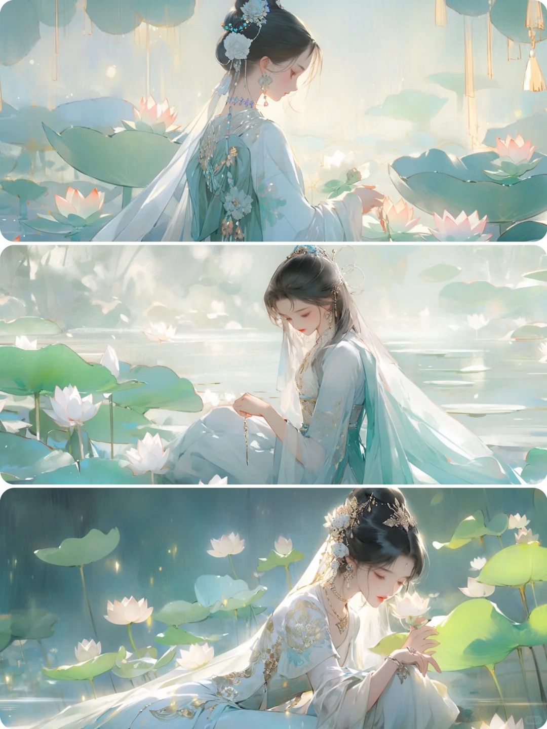 古风壁纸｜夏荷