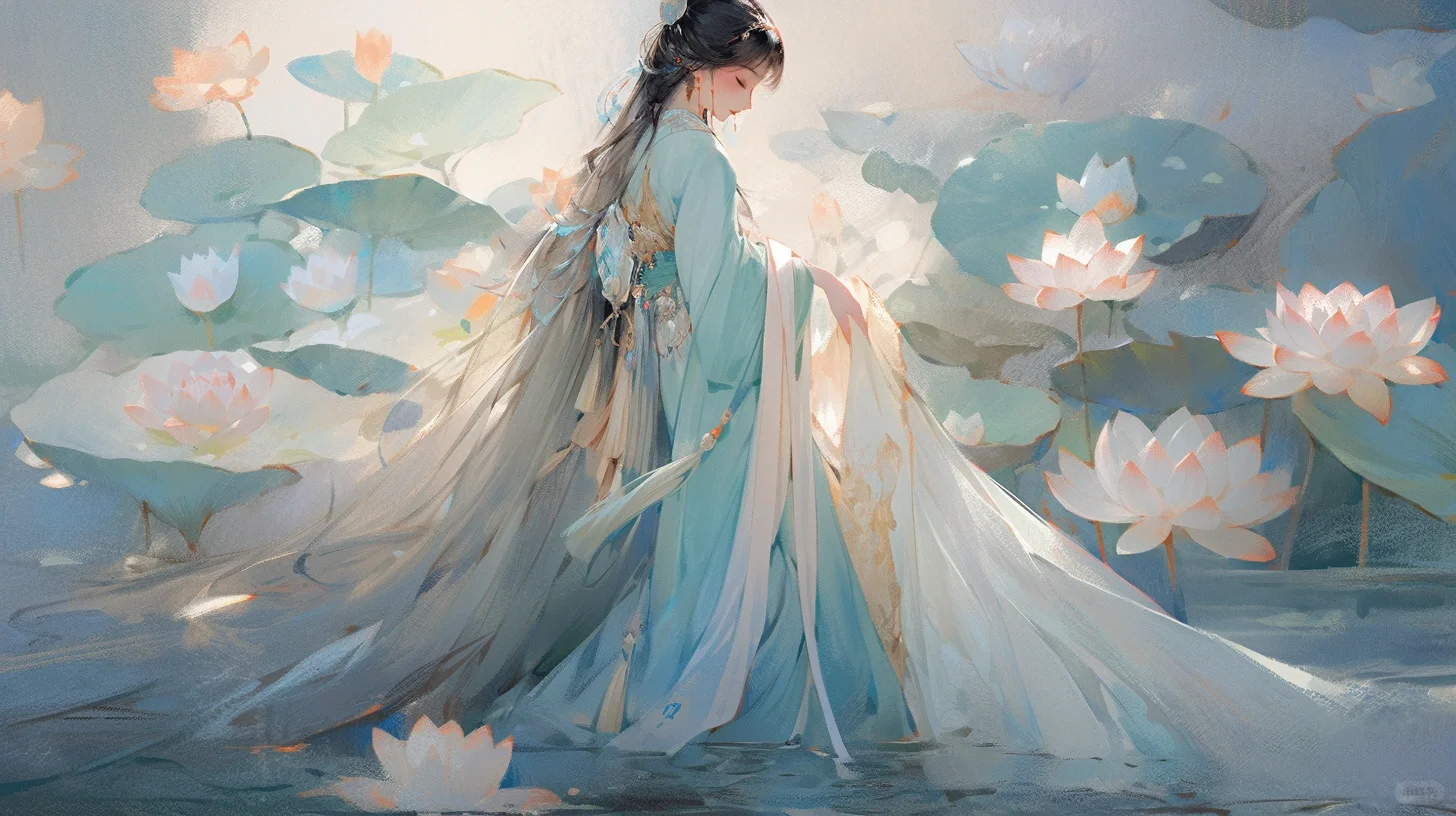 古风壁纸｜夏荷