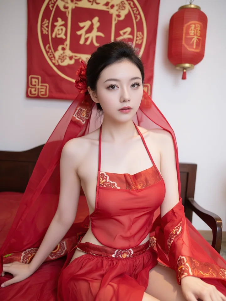 一组新娘AI嫁衣