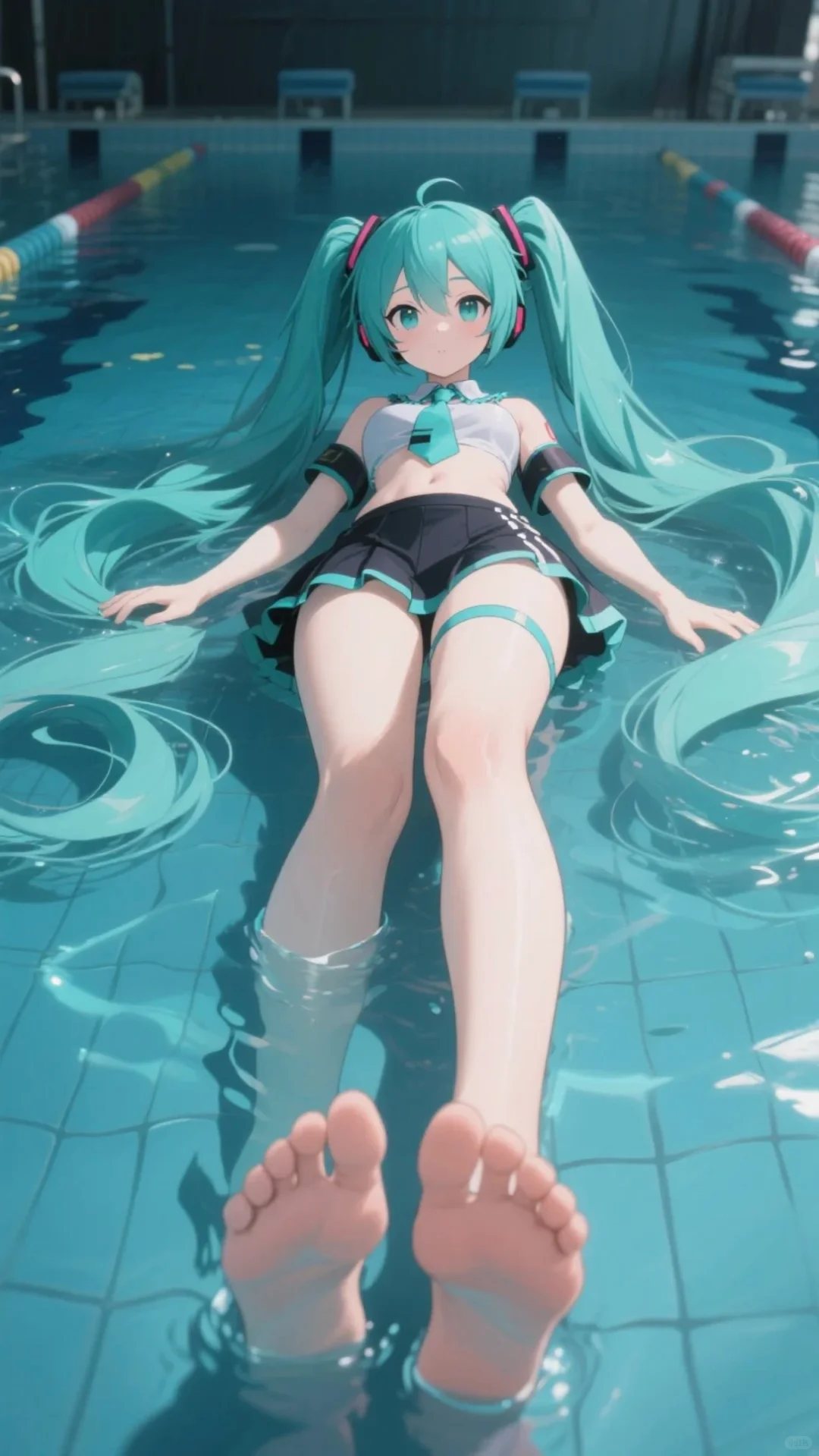 泳池初音