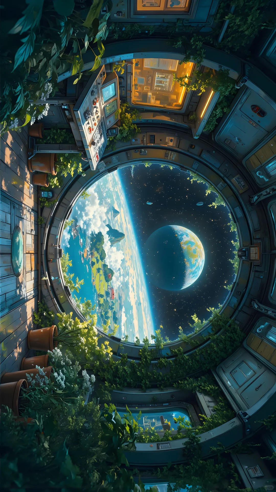 电脑壁纸 06 从太空看地球，治愈系风景