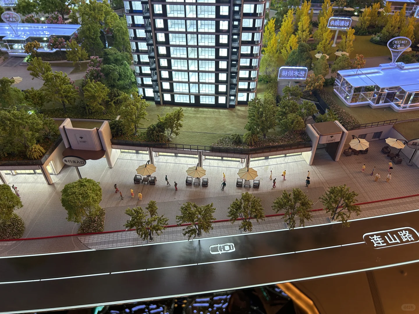 住宅展示区踩盘｜长沙嘉信项目售楼处细节