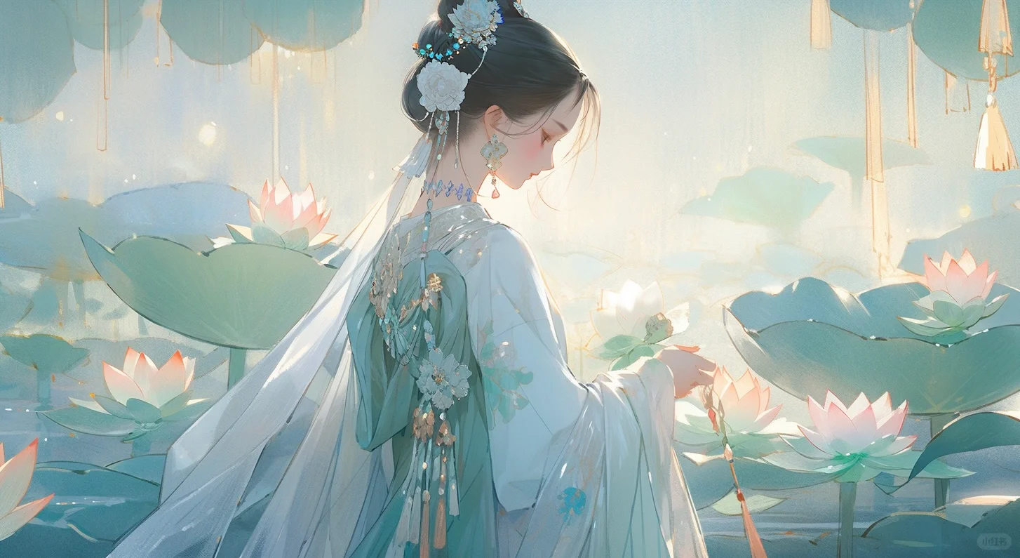 古风壁纸｜夏荷