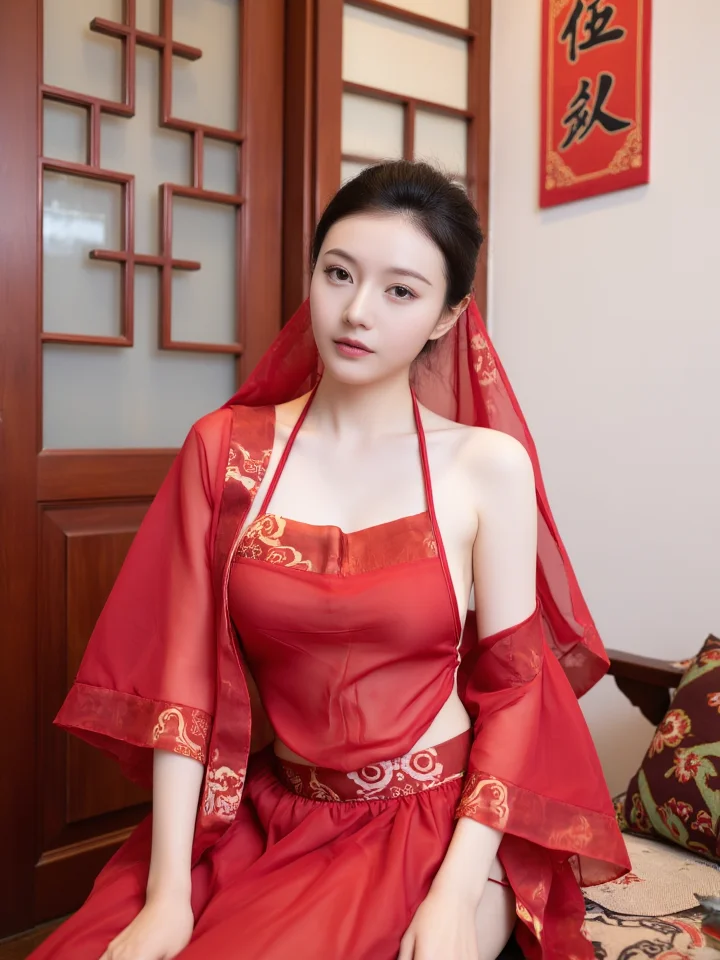 一组新娘AI嫁衣