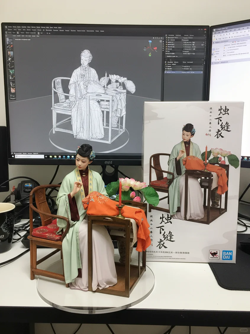 《雍正十二美人图》手办盲盒🥰全端了