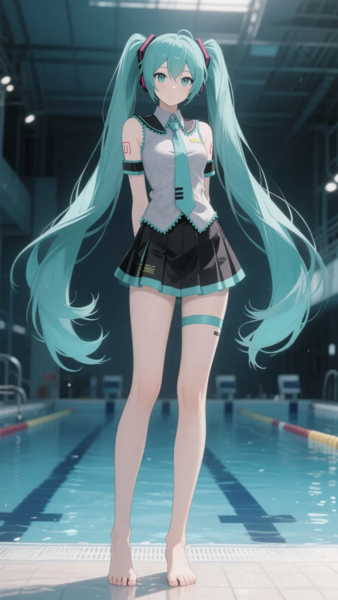 泳池初音