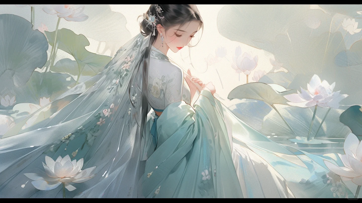 古风壁纸｜夏荷