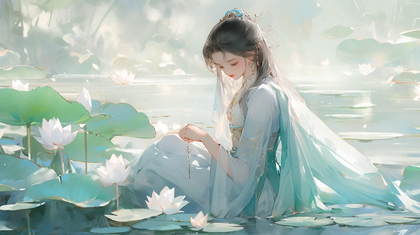 古风壁纸｜夏荷