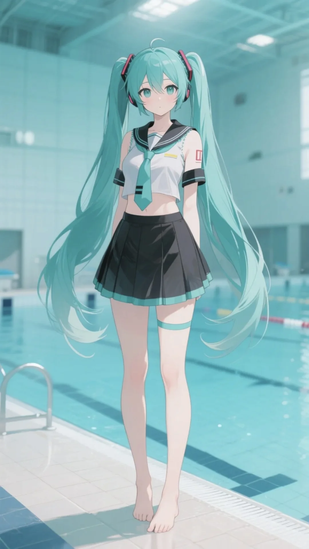 泳池初音