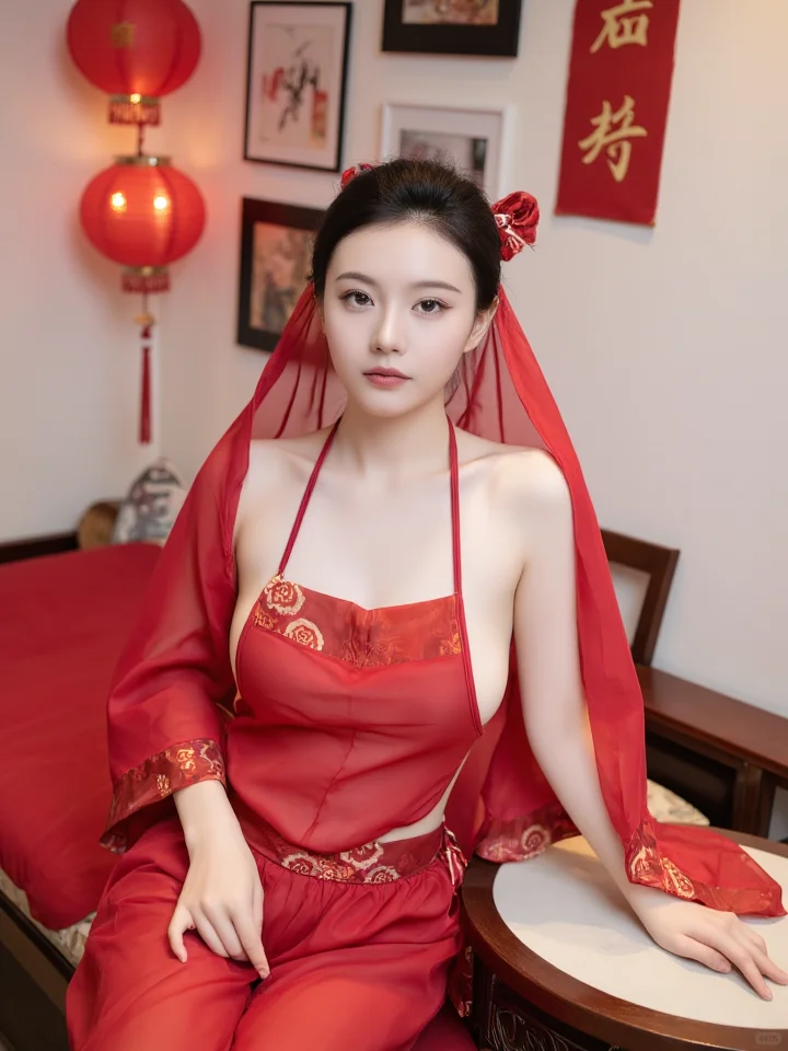 一组新娘AI嫁衣