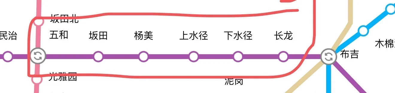 深圳求租，2房一厅，坂田，五和，杨美，上下水径
