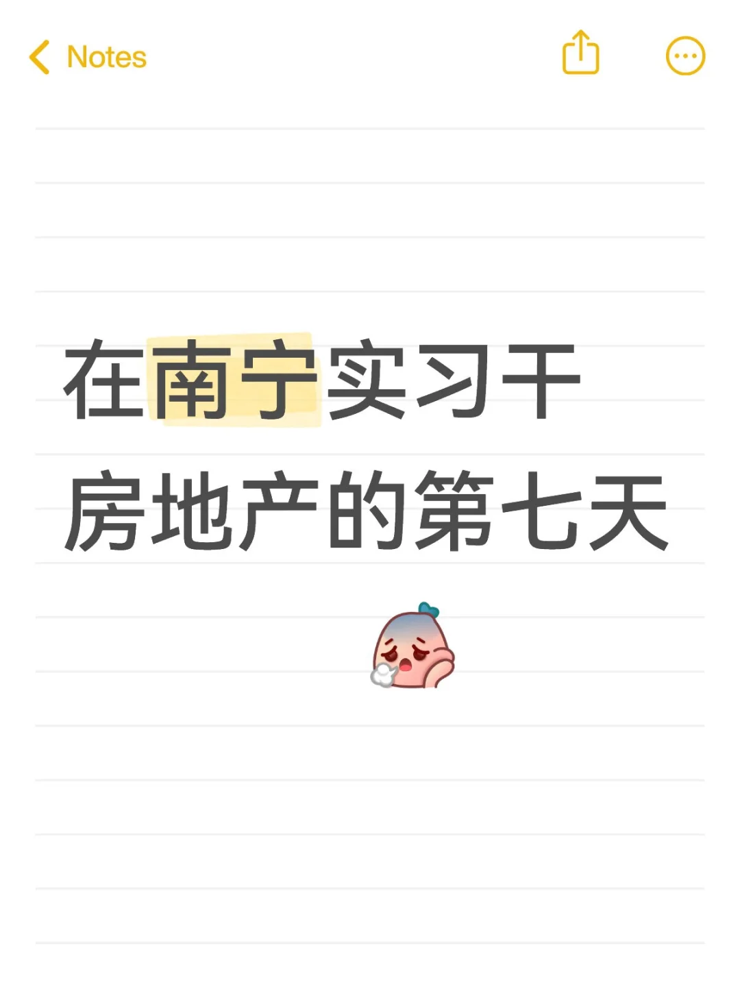 南宁房地产实习
