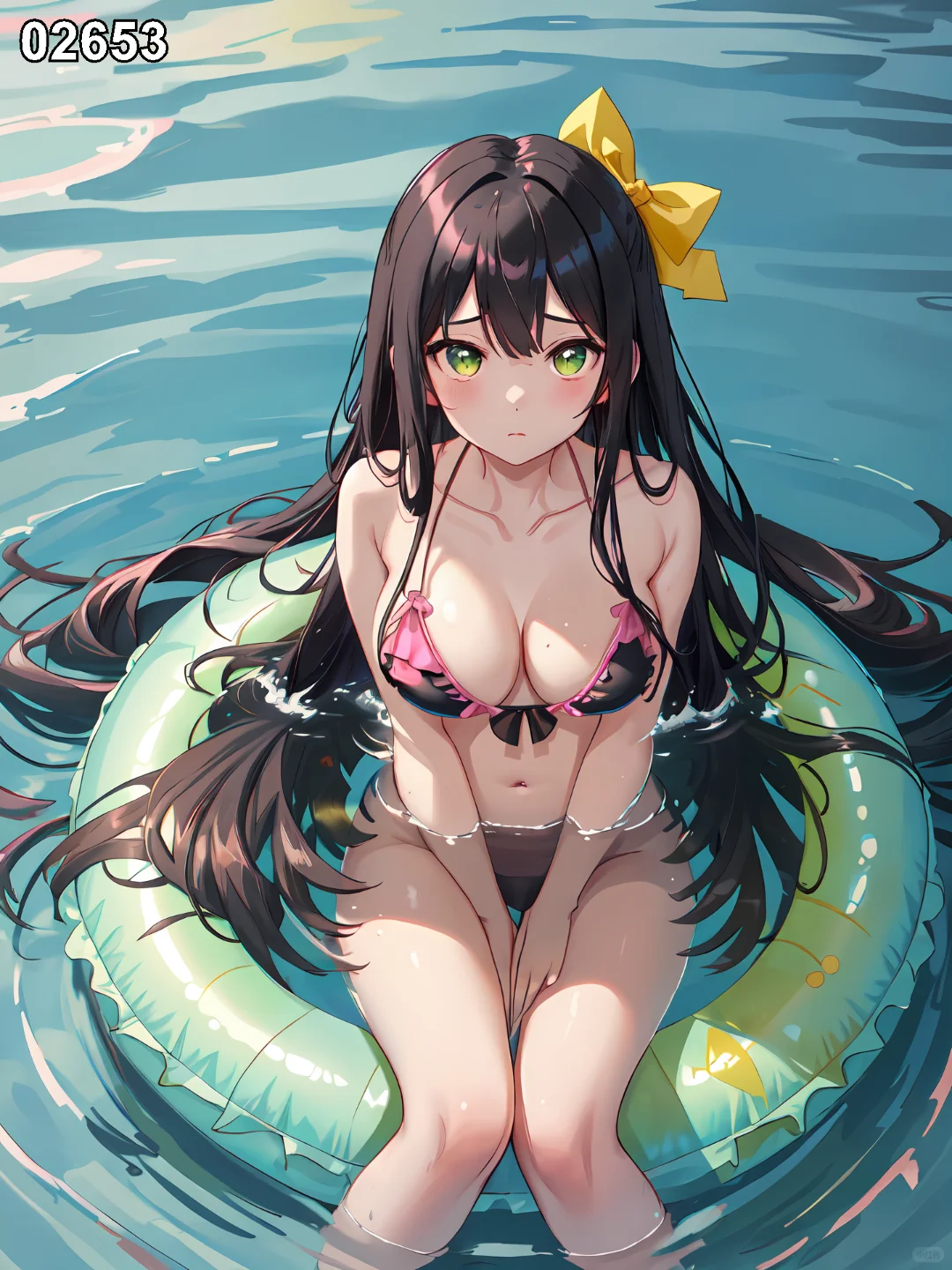 壁纸头像 | 竹林泳池粉少女 | 181