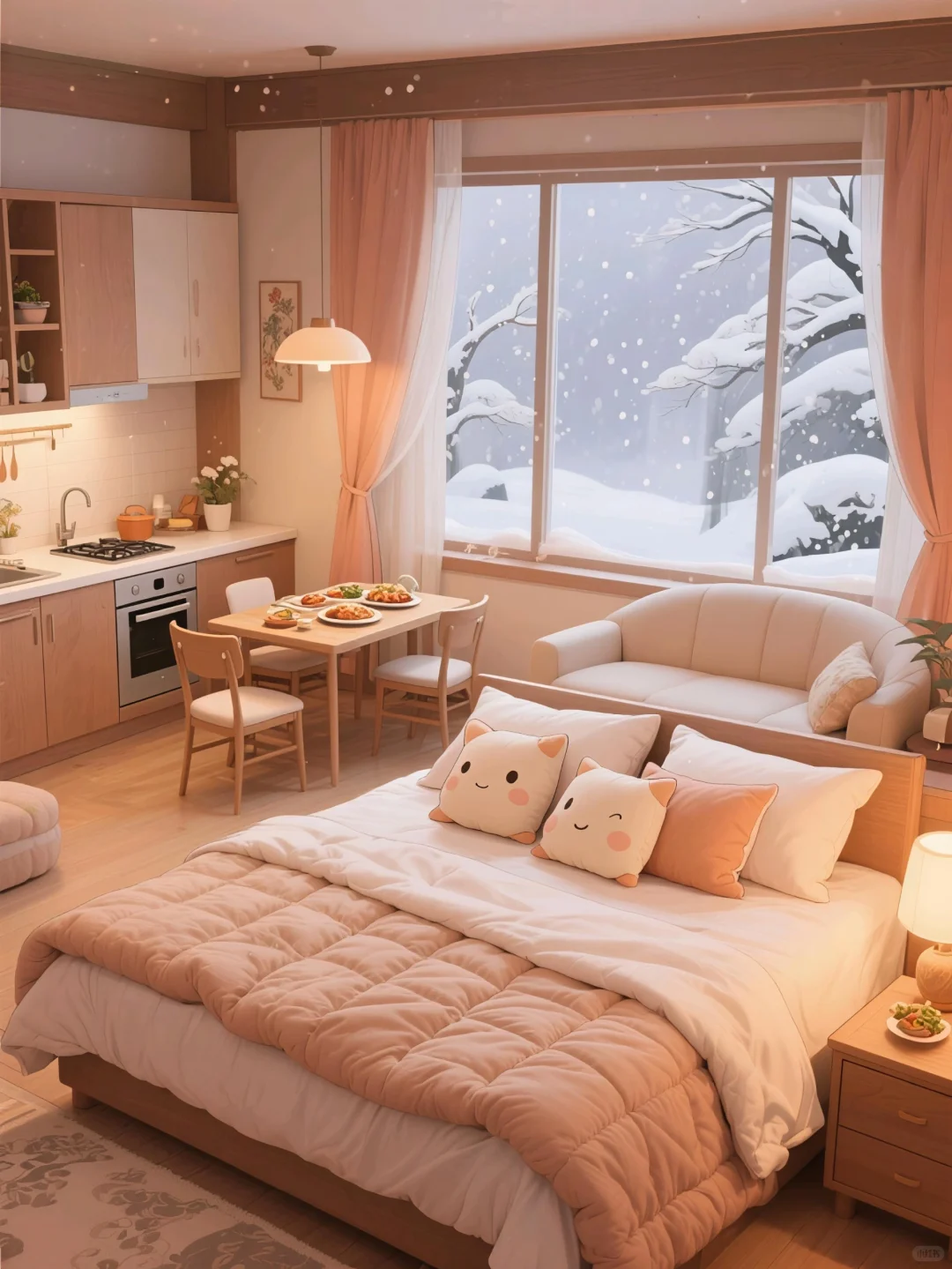 暴雪来临，你会选择住进哪个房子～