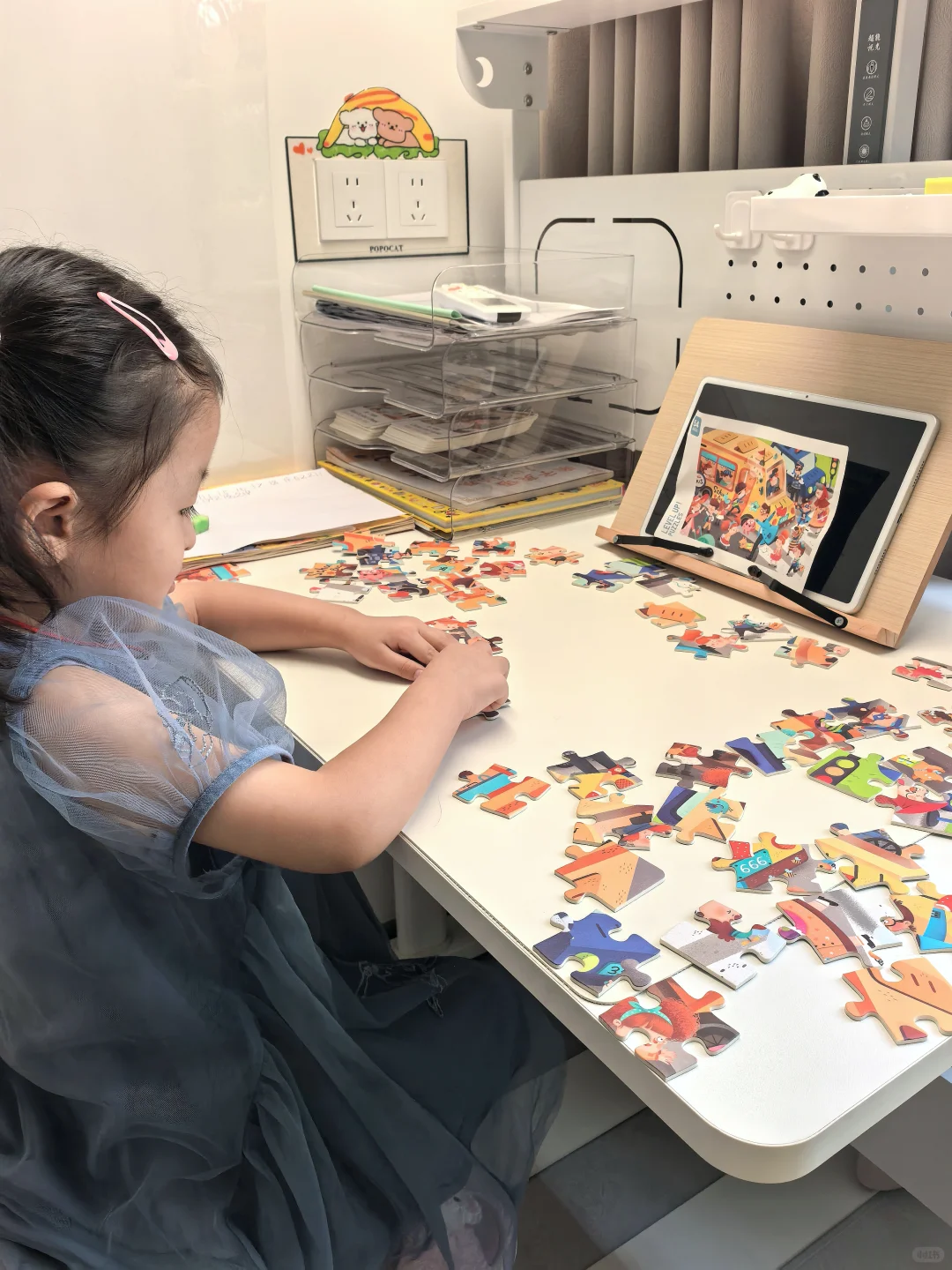 幼儿园中班很有必要买学习桌，几百块钱搞定