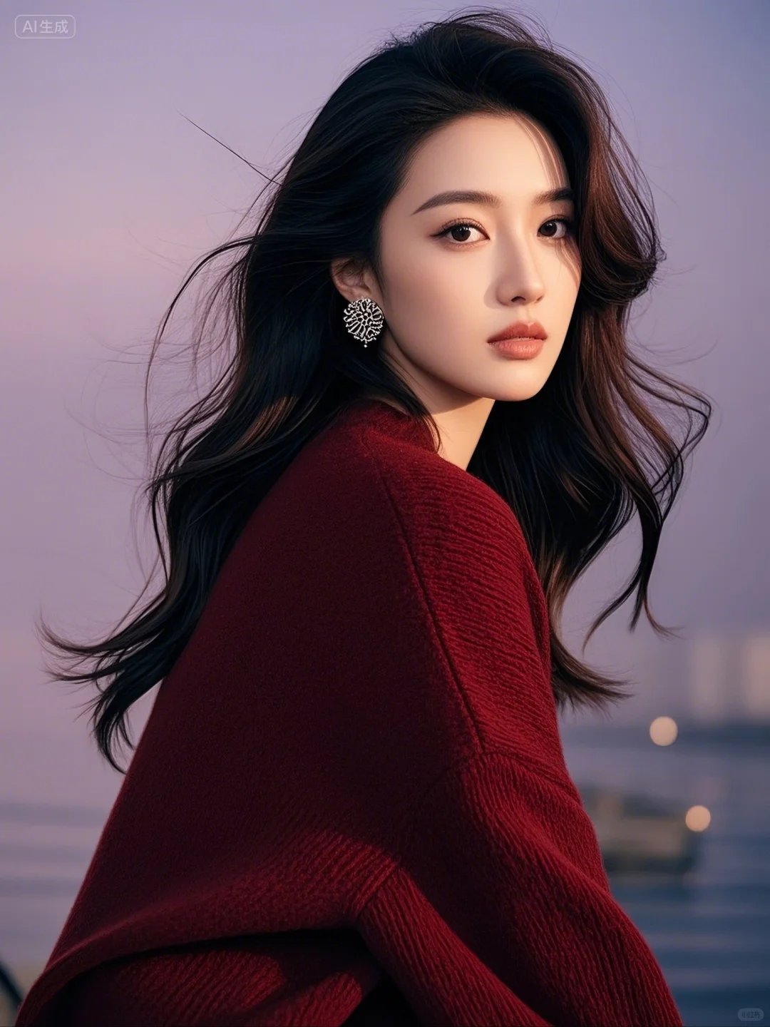 氛围感美女真 气质优雅成熟