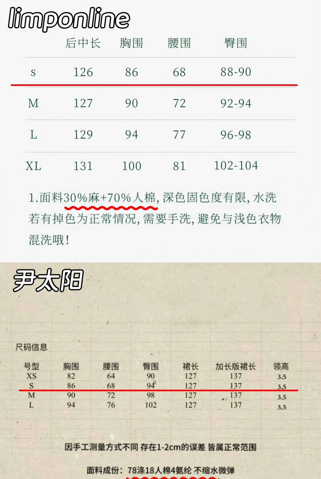 limponline 尹太阳 旗袍测评