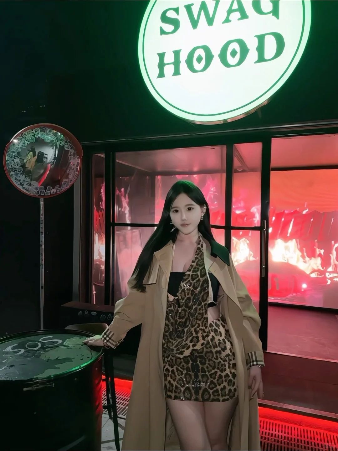 酒吧臭美拍照记录