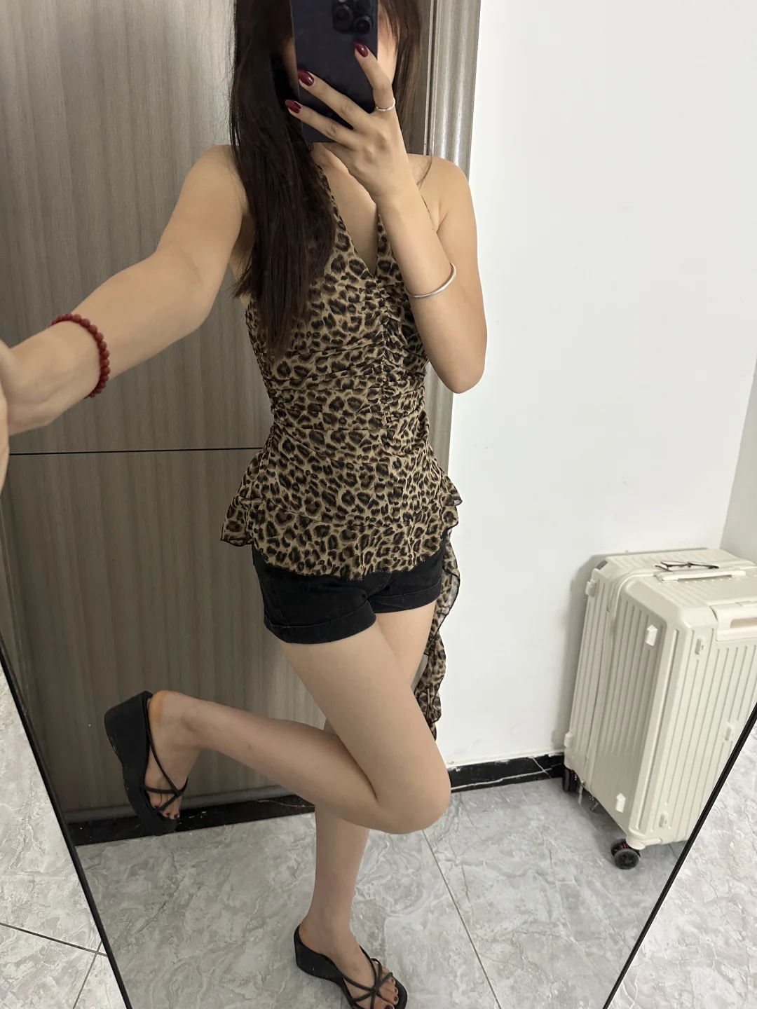 豹纹小上衣～