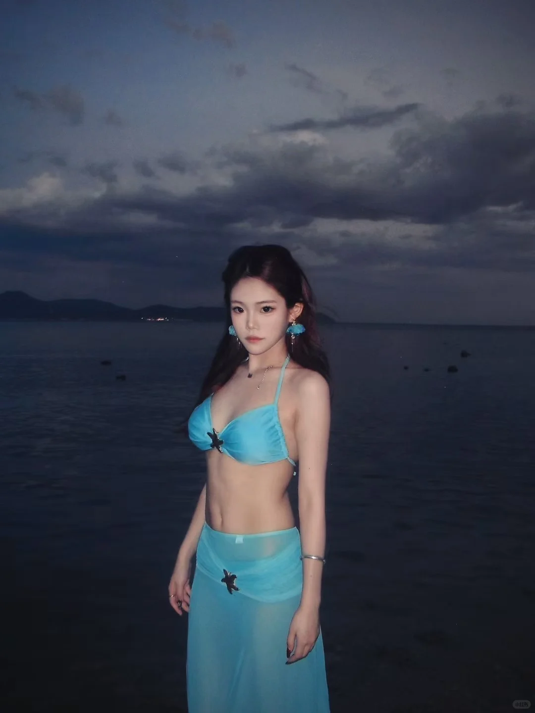 海岛泳衣真的太美啦！🌊我是蓝色精灵🧚‍♀️