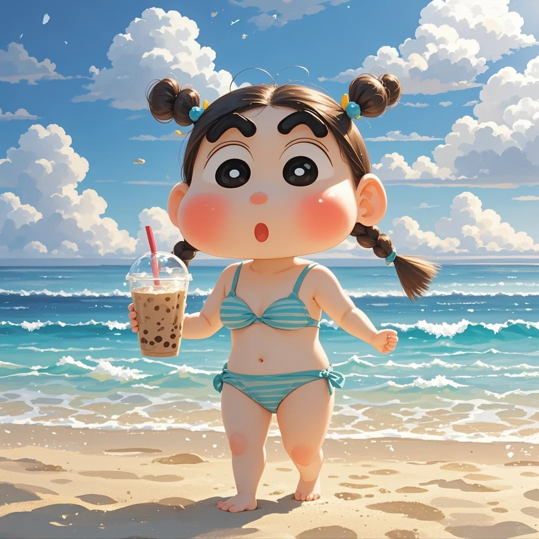 申请成为你的可爱头像/比基尼小新