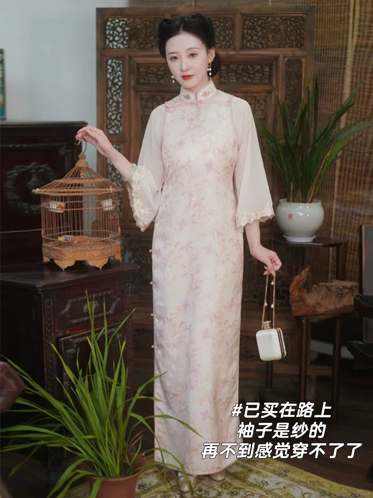 正当季的倒大袖旗袍合集（一）