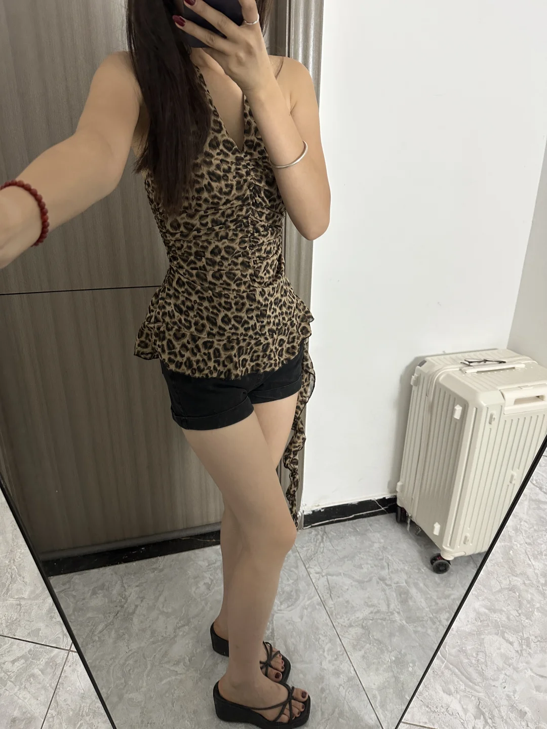 豹纹小上衣～