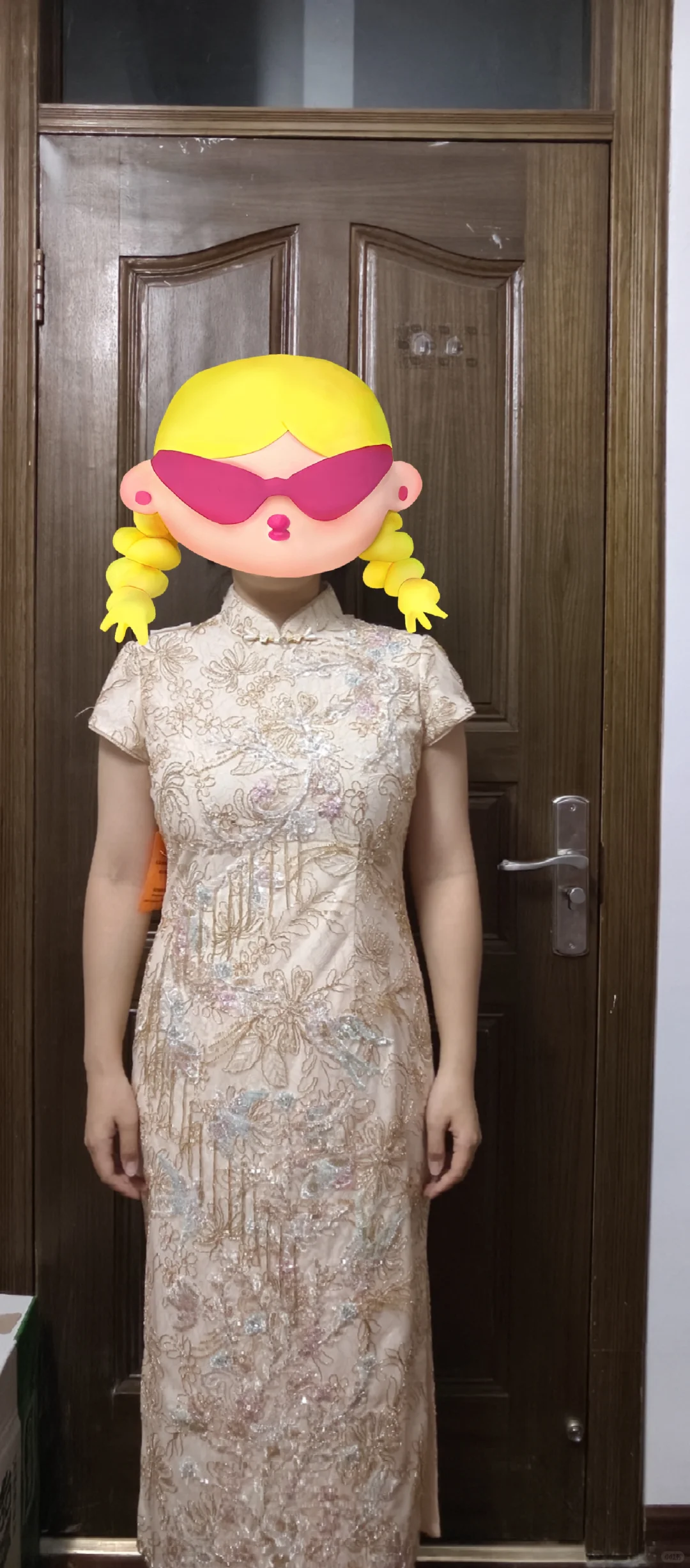 筹备日记｜新中式金色旗袍