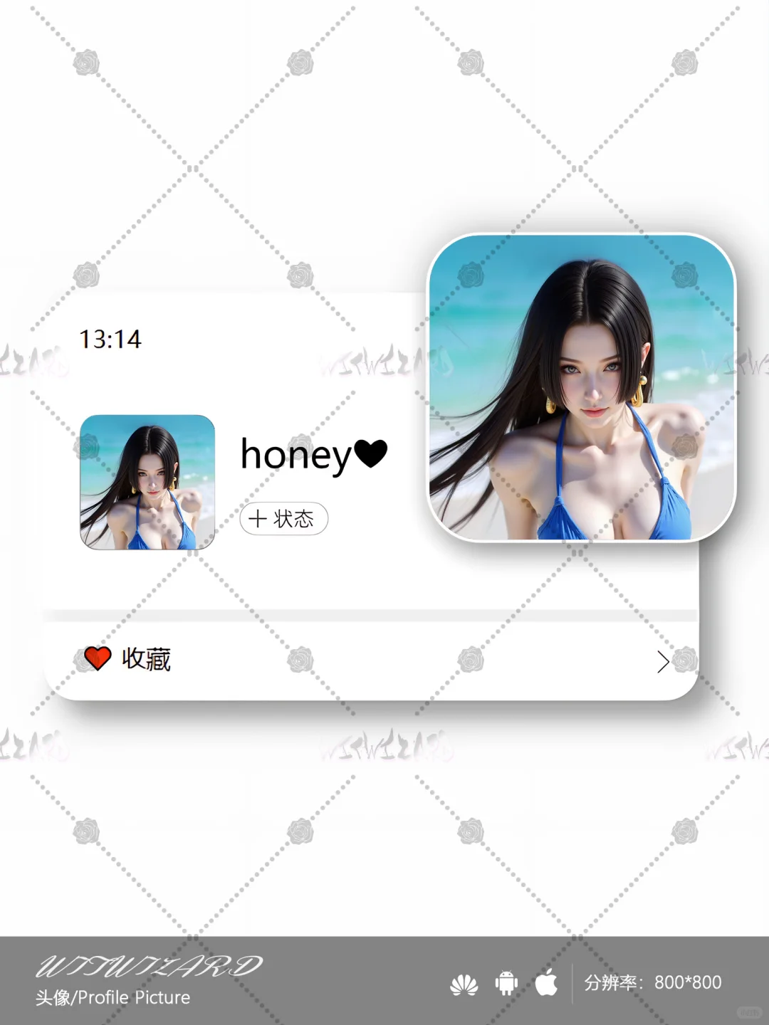029 海滩蓝比基尼