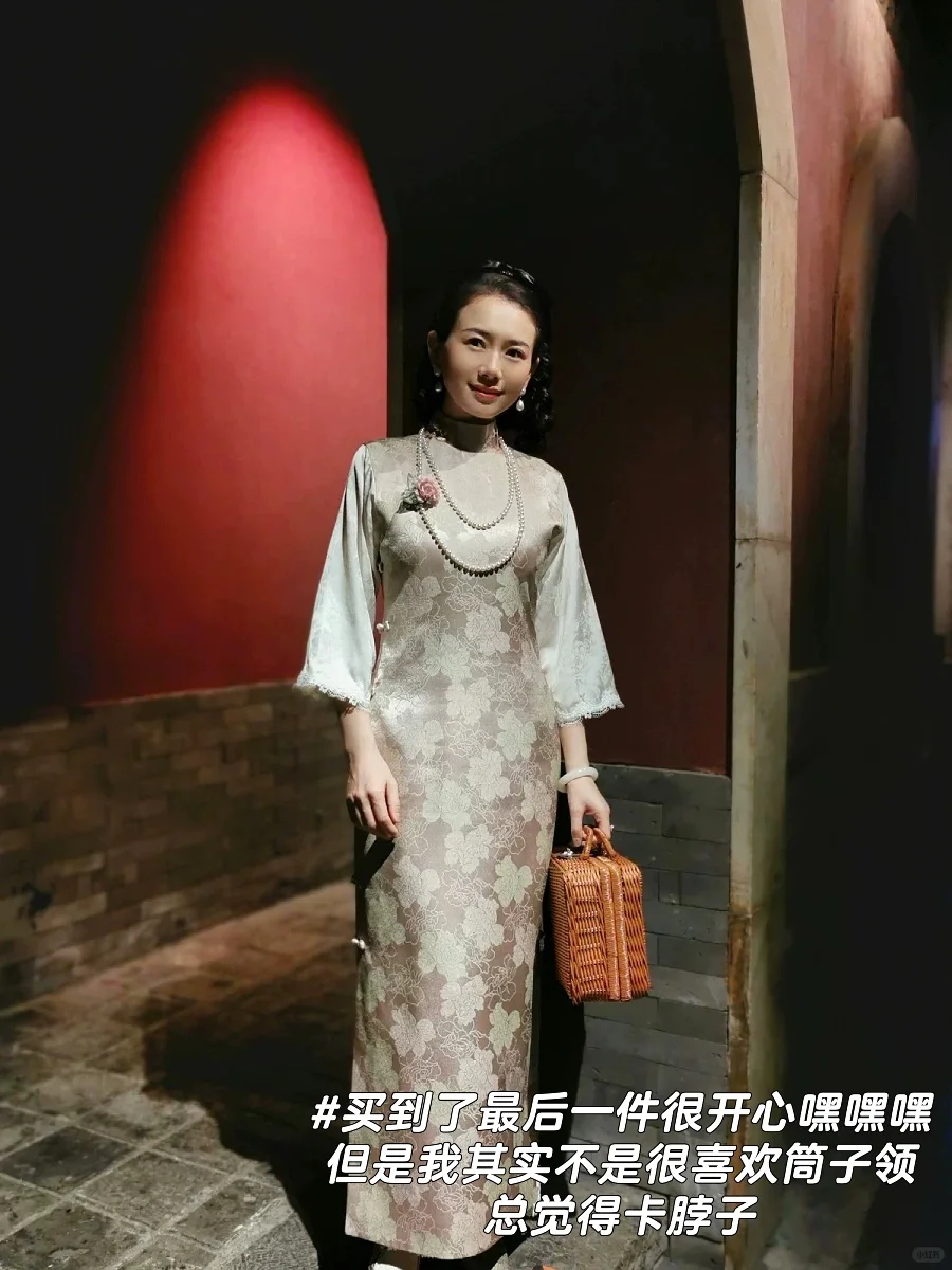 正当季的倒大袖旗袍合集（一）